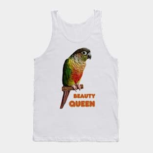 Green cheek Conure Parrot Bird Parakeet for women and men Tank Top